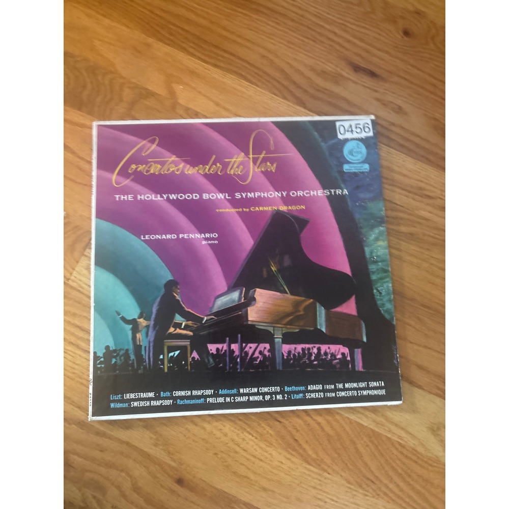 Capitol Concertos Under the Stars Hollywood Bowl‎ Symphony LP 12in Black P8326